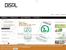 Tablet Screenshot of disol.net